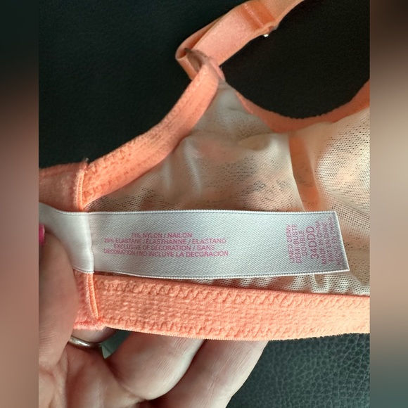 Victoria’s Secret Demi Lightly Lined Bra Peach/ Orange Size 34DDD - Picture 5 of 6
